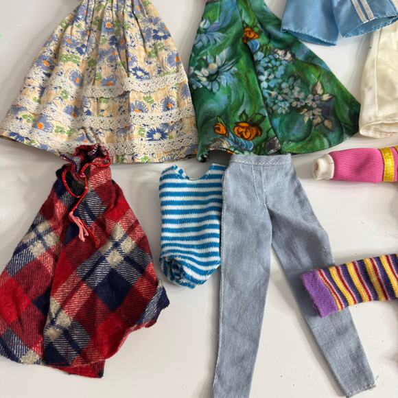 BARBIE Vintage Doll Clothing 60's 70's 80's 90's Accessories Lot 73 Pieces - Picture 3 of 16